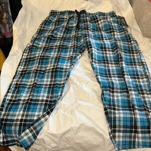 Blue Plaid Pajama Pants